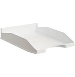 12133-BANDEJA ECOGREEN 100% RECICLADO Y RECICLABLE APILABLE DIN A4 Y FOLIO MEDIDAS 345X255X60 MM COLOR BLANCO ARCHIVO 20