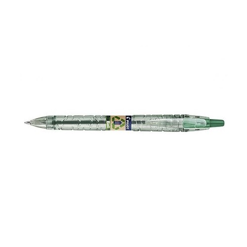 12176-BOLIGRAFO ECOBALL BASE ACEITE 1.0 MM VERDE PILOT BP-B2PEB-M-G-BG