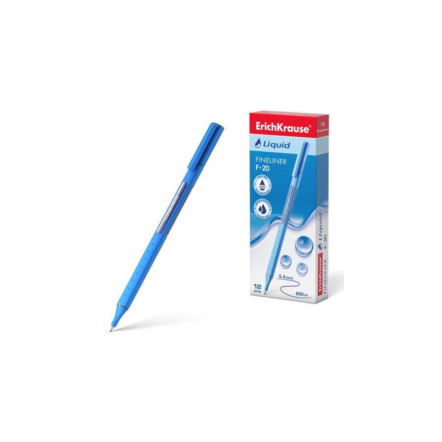 12246-FINELINER LIQUID F-20, COLOR DE LA TINTA AZUL ERICH KRAUSE 47969 12246-FINELINER LIQUID F-20, COLOR DE LA TINTA AZUL ERICH KRAUSE 47969