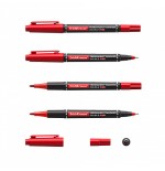 12257-MARCADOR PERMANENTE DOBLE PUNTA DOUBLE P-80, COLOR AZUL ERICH KRAUSE 48184