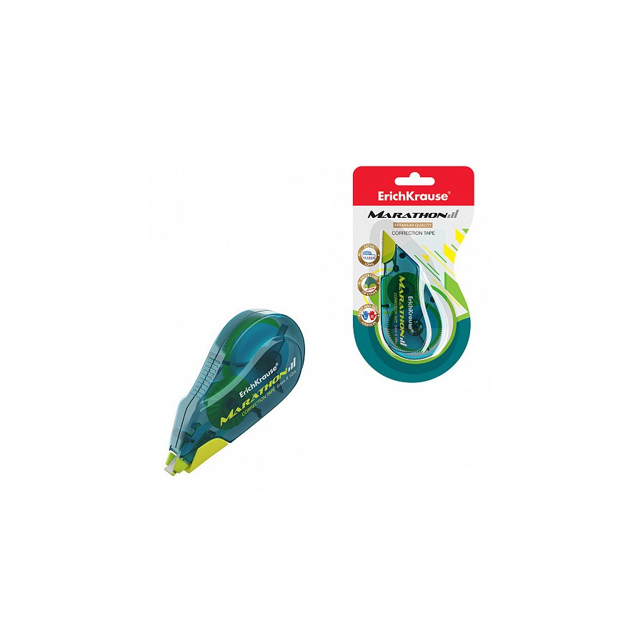 12266-BLISTER CINTA CORRECTORA MARATHON, 5MM X 12M ERICH KRAUSE 53200 12266-BLISTER CINTA CORRECTORA MARATHON, 5MM X 12M ERICH KRAUSE 53200