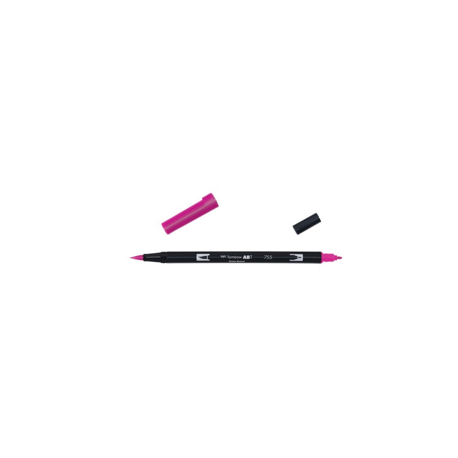 12325-ROTULADOR DOBLE PUNTA PINCEL DUAL BRUSH-755 - COLOR RUBINE RED. TOMBOW ABT-755