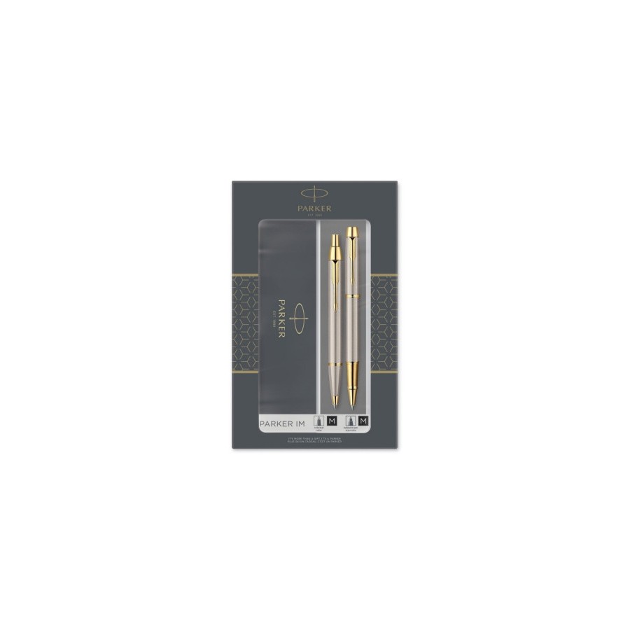 12361-SET DUO PUMA + BOLIGRAFO IM ACERO GT PARKER 2093217