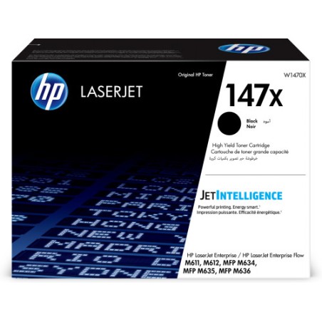 12547-HP LaserJet Cartucho de toner Original 147X negro de alta capacidad