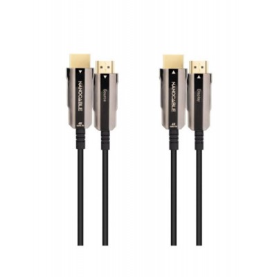 NANOCABLE CABLE HDMI V20 AOC 4K60HZ 18Gbps NEGRO 20 M