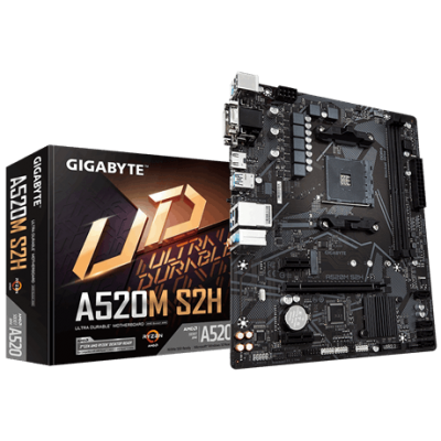 Gigabyte A520M S2H placa base Zocalo AM4 Micro ATX
