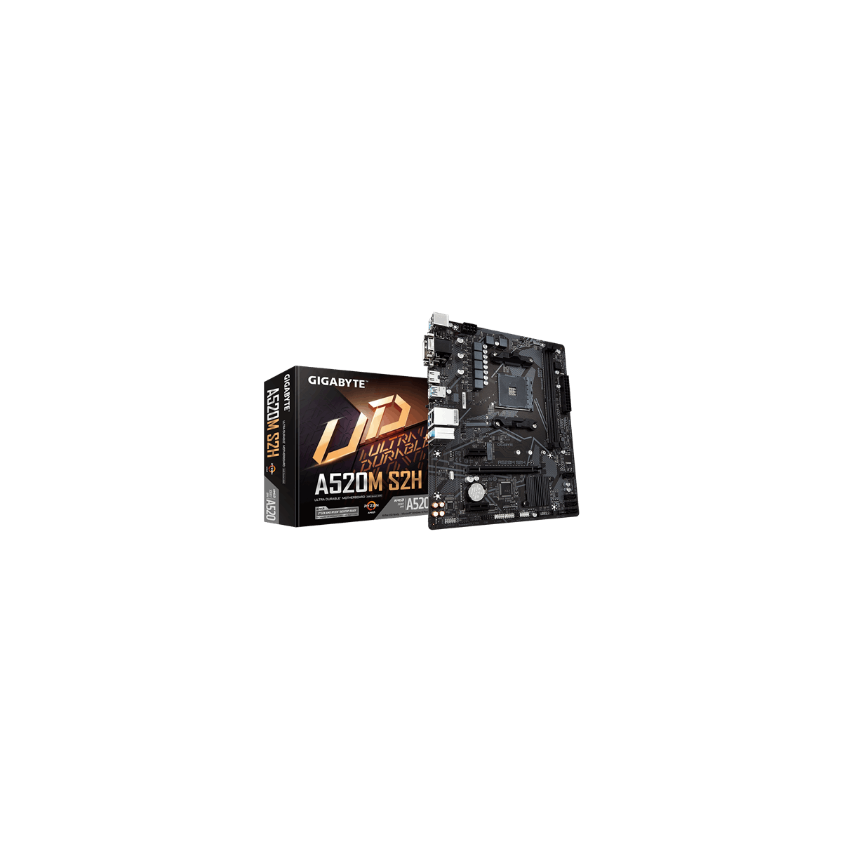 Gigabyte A520M S2H placa base Zocalo AM4 Micro ATX