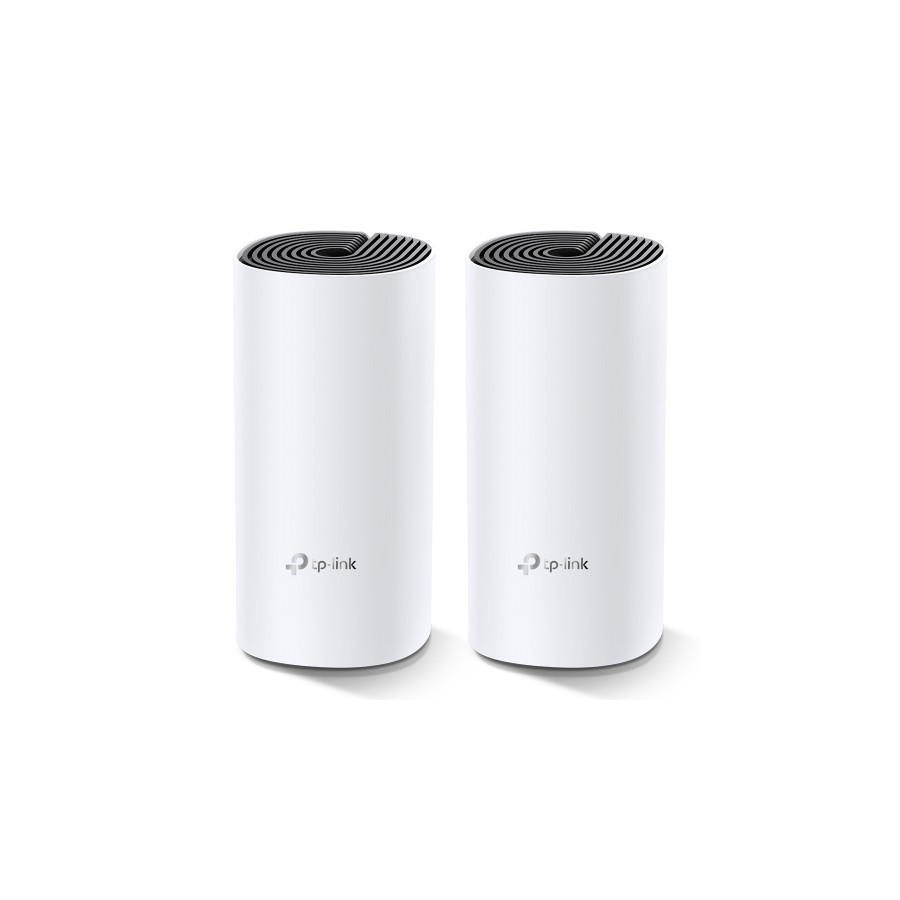 134-TP-LINK Deco M4(2-pack) router inalambrico Doble banda (2,4 GHz / 5 GHz) Gigabit Ethernet Negro, Blanco