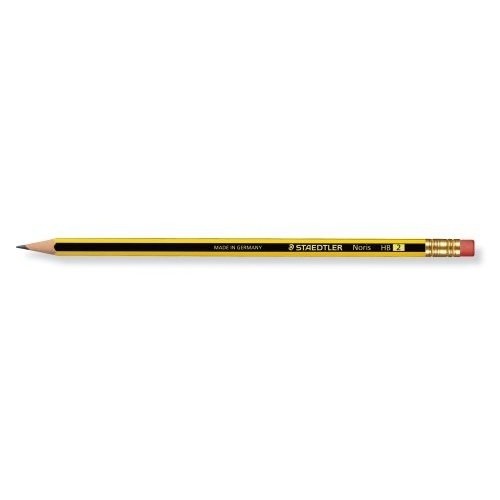 1341-LAPIZ HEXAGONAL NORIS GRADUACION HB CON GOMA STAEDTLER 122-HB