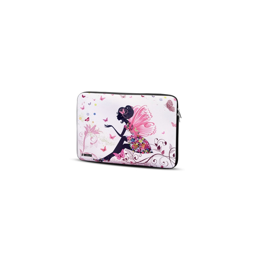 13468-SUBBLIM Funda Ordenador Neopreno Trendy Sleeve Neo Hada 13,3-14"