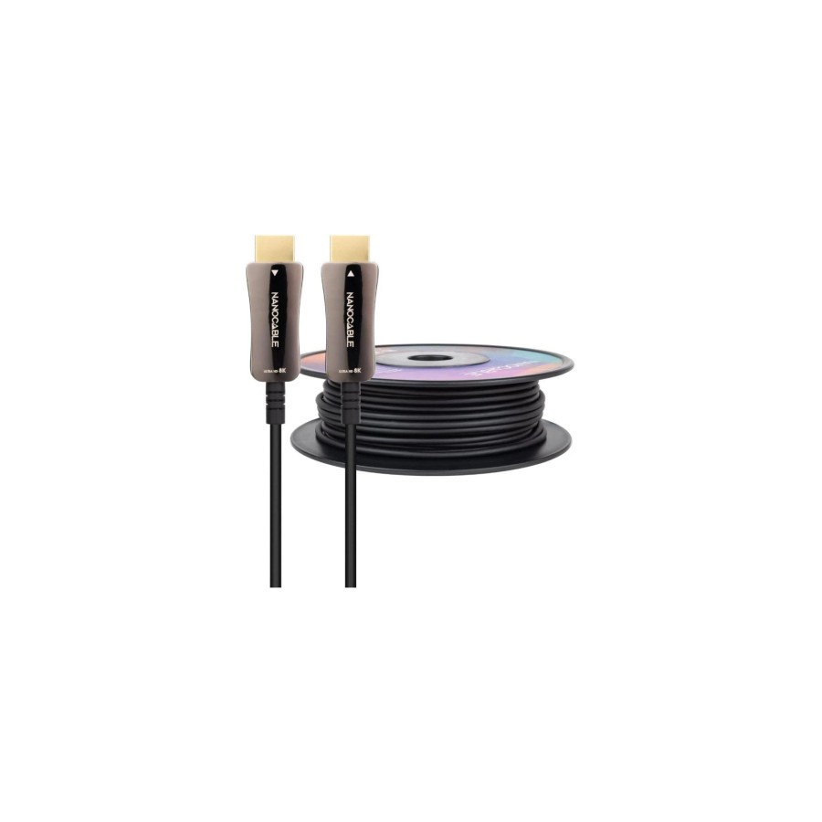 13702-NANOCABLE CABLE HDMI V2.1 AOC 8K@60HZ 4K@120HZ 48Gbps 60 M