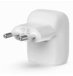 13708-Belkin BoostCharge Smartphone, Tableta Blanco Corriente alterna Carga rapida Interior