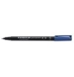 1382-MARCADOR LUMOCOLOR PERMANENTE PUNTA SUPERFINA 0,4MM. AZUL STAEDTLER 313-3
