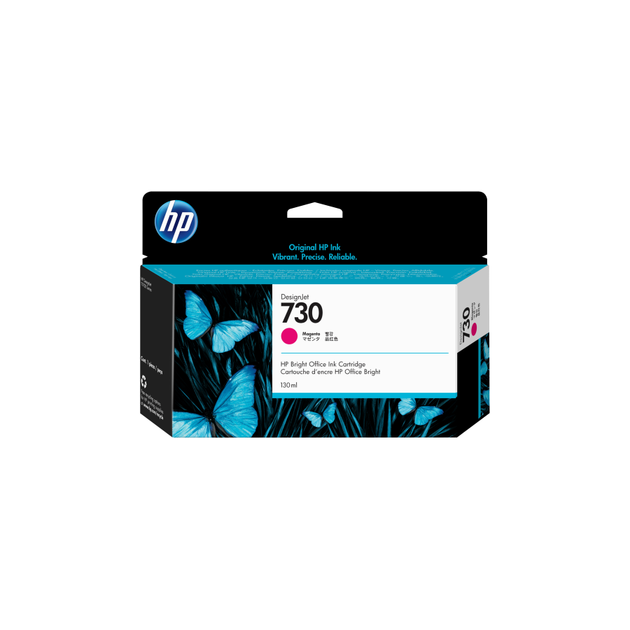 13915-HP Cartucho de tinta DesignJet 730 magenta de 130 ml