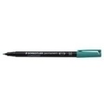 1397-MARCADOR LUMOCOLOR PERMANENTE PUNTA MEDIA 1MM. VERDE STAEDTLER 317-5