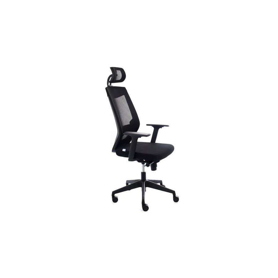 13988-SILLA SINCRO AJUSTE LUMBAR MALLA/NEGRO ROCADA 908-4