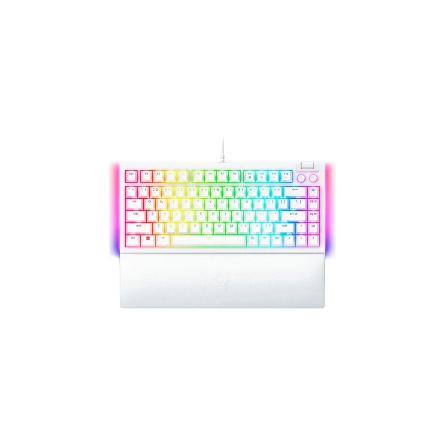14054-TECLADO RAZER BLACKWIDOW V4 75% BLANCO (USA) (RZ03-05001700-R3M1)