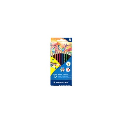 1413-ESTUCHE 12 LAPICES DE COLORES NORIS COLOUR SURTIDOS STAEDTLER 185 C12