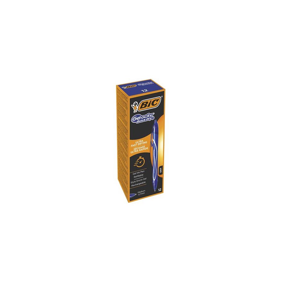 1420-BOLIGRAFO GELOCITY QUICK DRY RETRACTIL TRAZO 0,7 MM. COLOR AZUL BIC 950442 1420-BOLIGRAFO GELOCITY QUICK DRY RETRACTIL TRAZO 0,7 MM. COLOR AZUL BIC 950442
