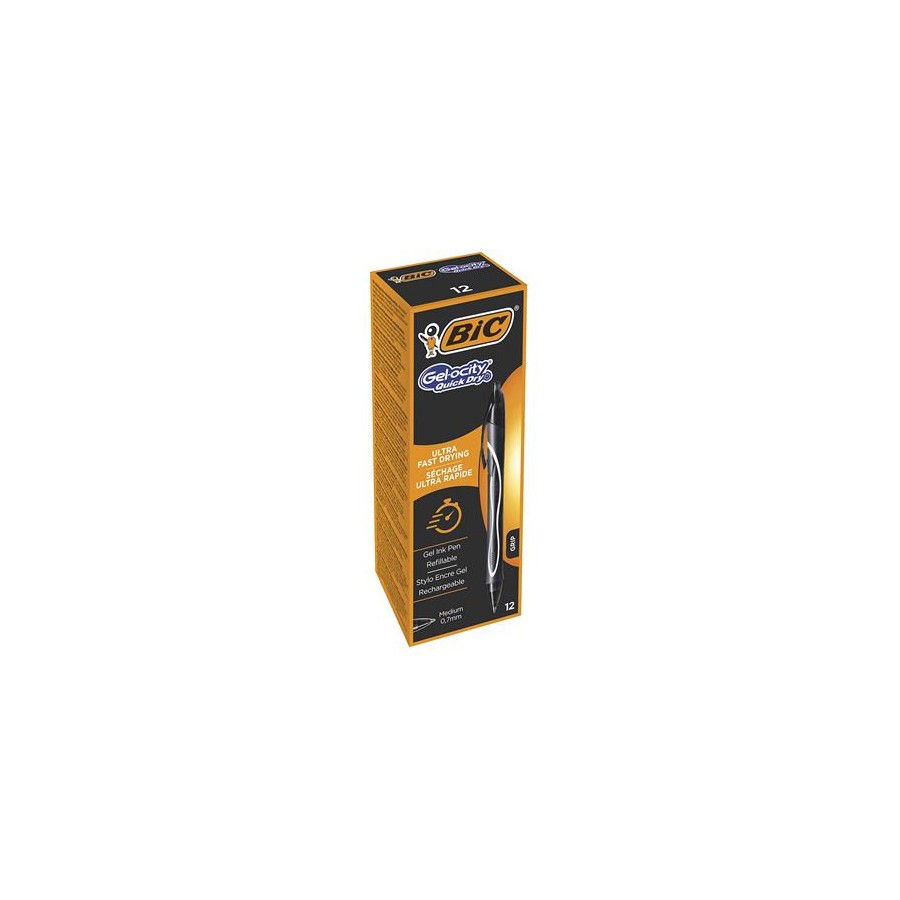 1421-BOLIGRAFO GELOCITY QUICK DRY RETRACTIL TRAZO 0,7 MM. COLOR NEGRO BIC 949873 1421-BOLIGRAFO GELOCITY QUICK DRY RETRACTIL TRAZO 0,7 MM. COLOR NEGRO BIC 949873
