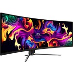 14256-MSI MPG 491CQP QD-OLED pantalla para PC 124,5 cm (49") 5120 x 1440 Pixeles DQHD QDOLED Negro