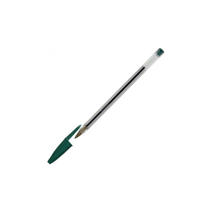 1426-BOLIGRAFO CRISTAL CUERPO TRANSPARENTE TRAZO 0,4 MM. COLOR VERDE BIC 8373629 1426-BOLIGRAFO CRISTAL CUERPO TRANSPARENTE TRAZO 0,4 MM. COLOR VERDE BIC 8373629