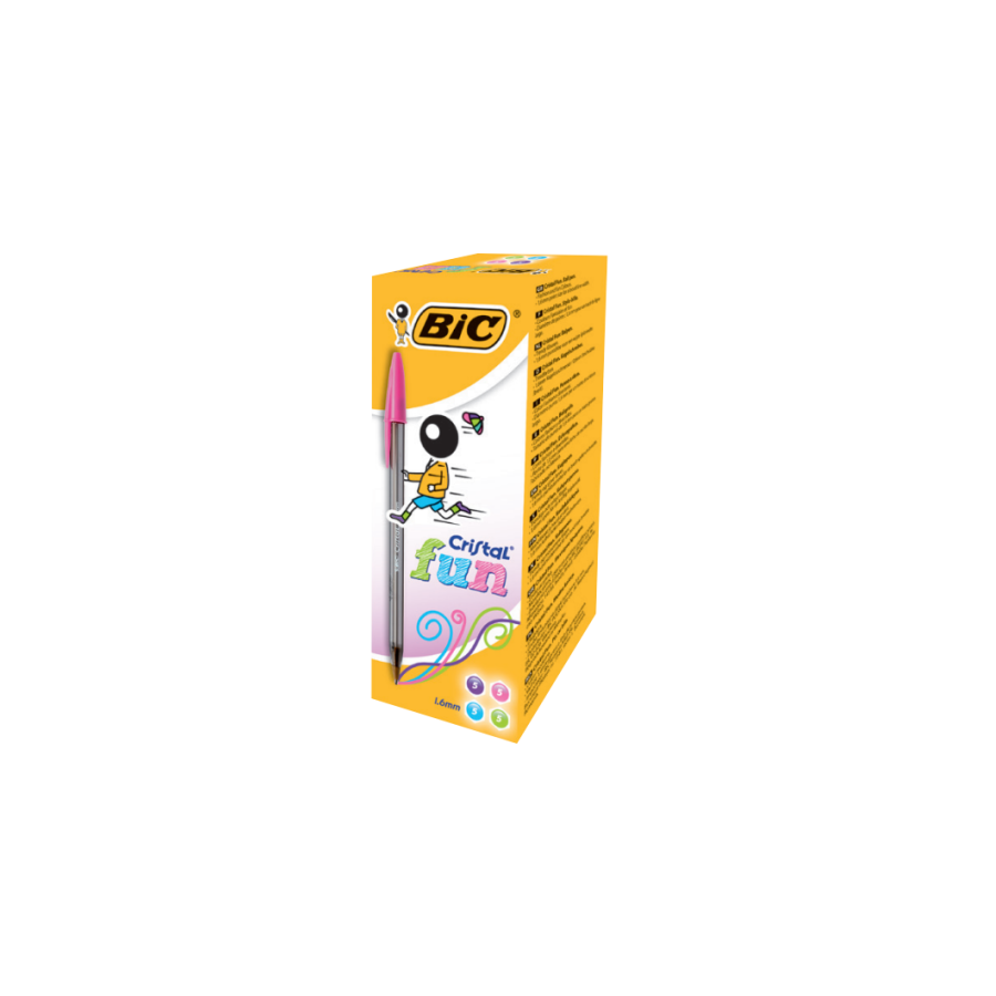1431-BIC Cristal Fun Rosa Boligrafo 20 pieza(s) 1431-BIC Cristal Fun Rosa Boligrafo 20 pieza(s)