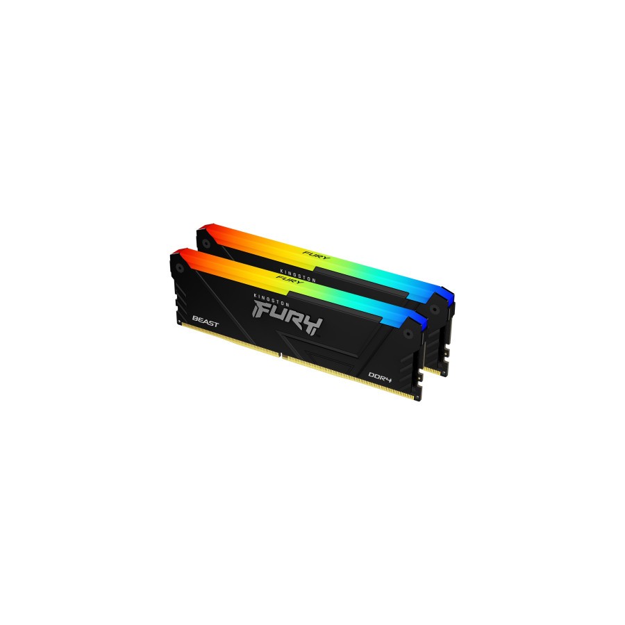 14317-Kingston Technology FURY Beast RGB modulo de memoria 16 GB 2 x 8 GB DDR4 3600 MHz