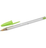 1432-BOLIGRAFO CRISTAL FUN TRAZO 0,6 MM. COLOR LIMA BIC 927885.