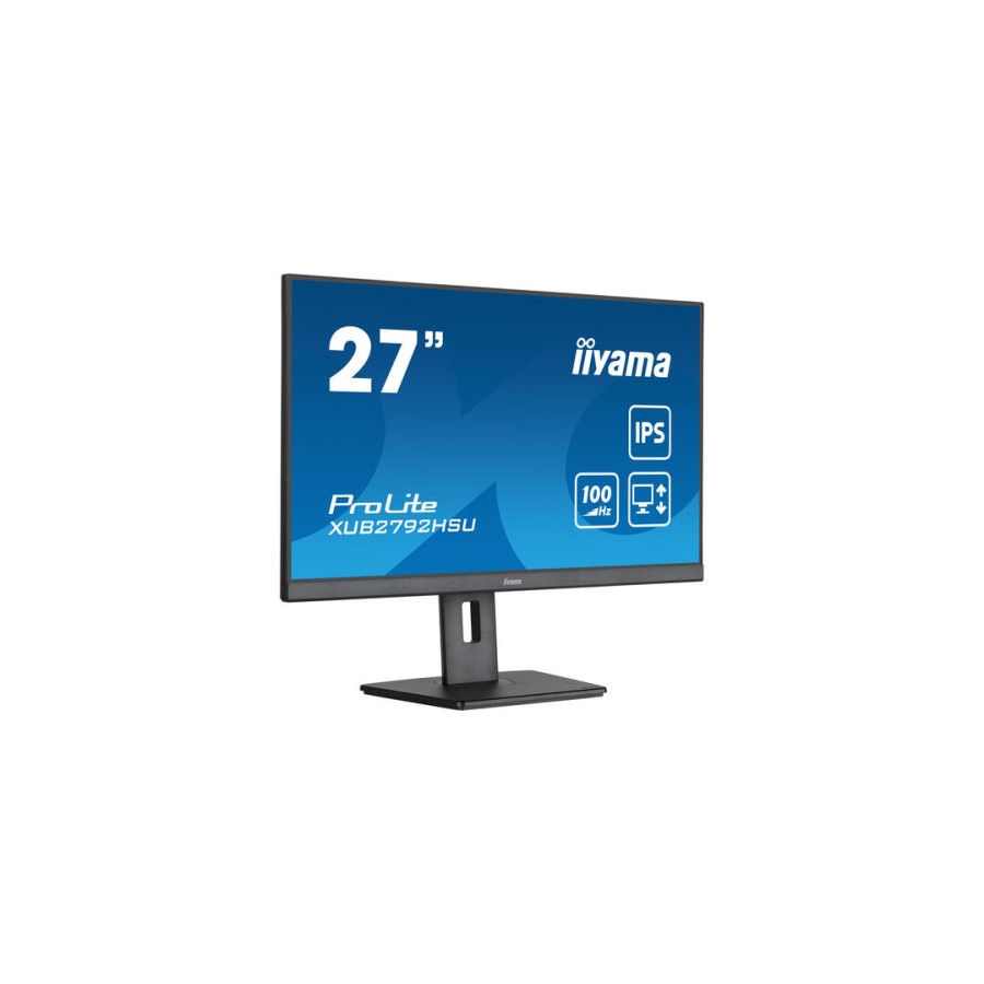 14506-MONITOR IIYAMA 27" PROLITE XUB2792HSU-B6, IPS, 100HZ, 0,4MS, USB, HDMI, DISPLAYPORT, ALT 2x2W, ALTU, GIRO, INCLI,