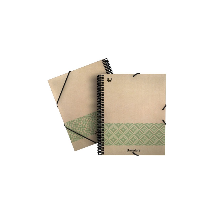 14568-CARPETA RECICLADA 40 FUNDAS KRAFT SOFT A4 VERDE UNINATURE 39873720 14568-CARPETA RECICLADA 40 FUNDAS KRAFT SOFT A4 VERDE UNINATURE 39873720