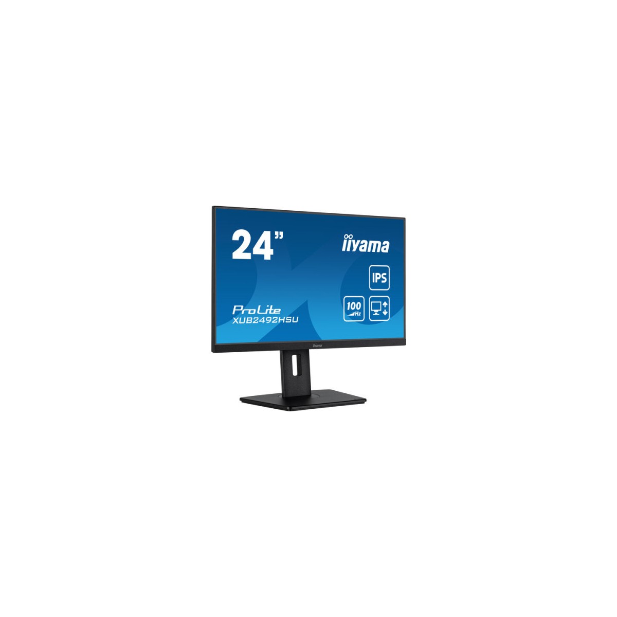 MONITOR IIYAMA 24 PROLITE SLIM IPS 100HZ 04 MS USB HDMI DISPLAYPORT ALT 2x2W INCLI NEGRO