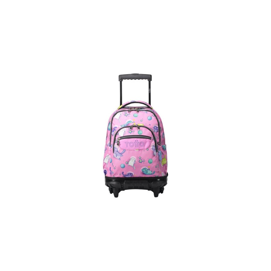 14600-MOCHILA ESCOLAR CON RUEDAS GATOS ASTRONAUTAS TOTTO MA03ECO006-2310P-9I9