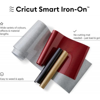 CRICUT GLITTER IRON ON 30X30CM 3 SHEET SAMPLER BASICS