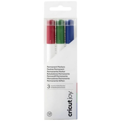 CRICUT JOY PERMANENT MARKERS 3 PACK 10 BLUE RED GREEN