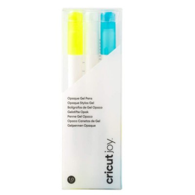 Cricut 2009381 boligrafo de gel Boligrafo de gel con tapa Azul Blanco Amarillo 3 piezas