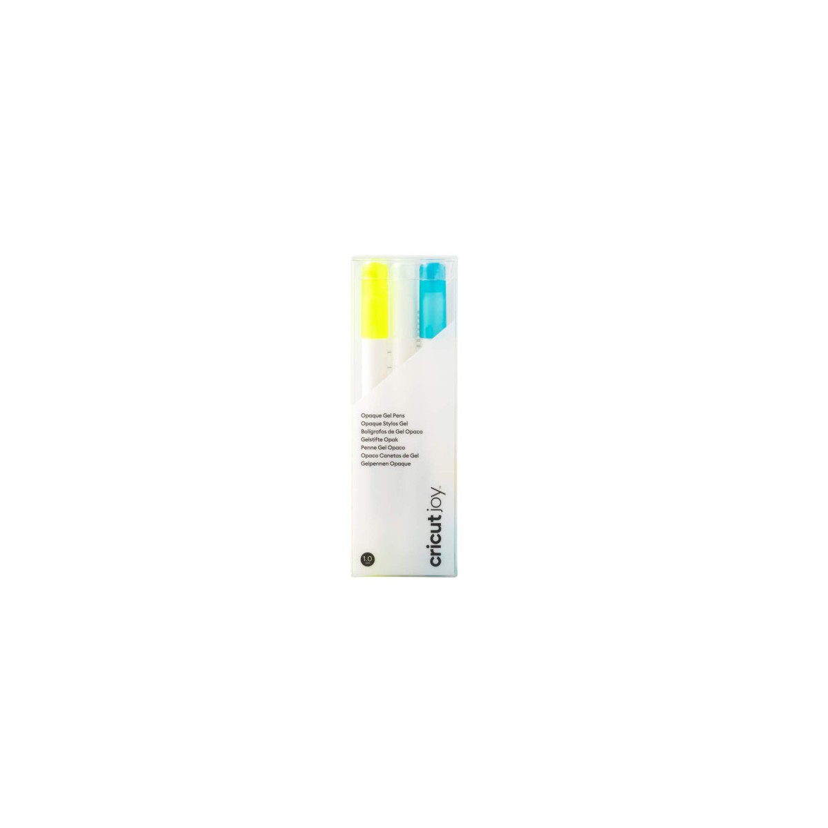 Cricut 2009381 boligrafo de gel Boligrafo de gel con tapa Azul Blanco Amarillo 3 piezas