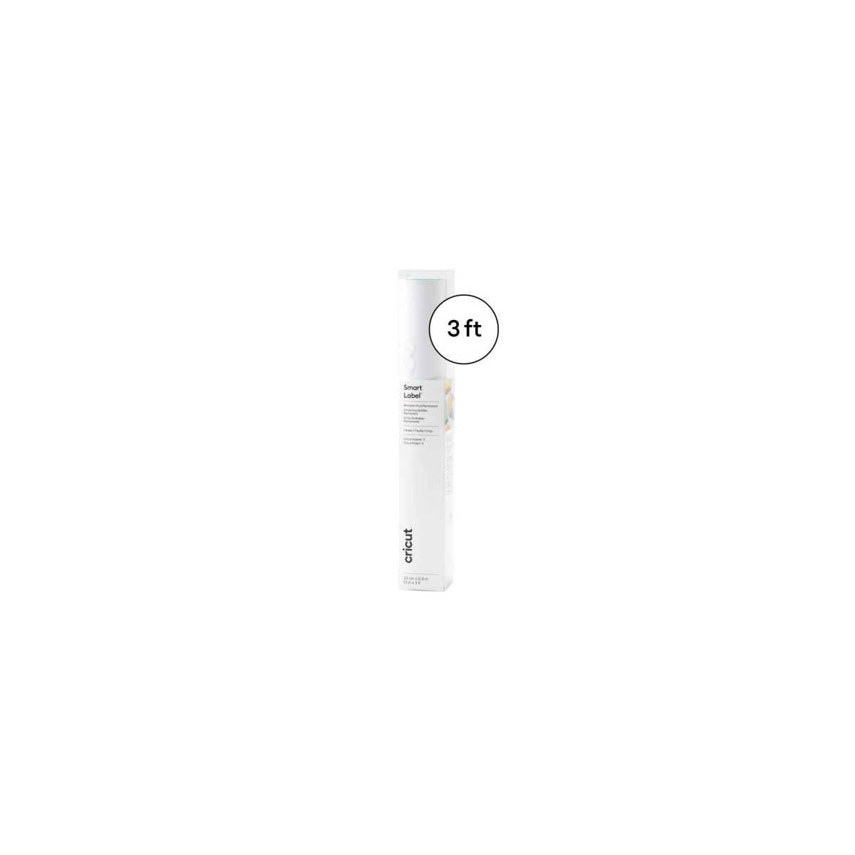 Cricut Smart Label etiqueta autoadhesiva Permanente Blanco 1 piezas