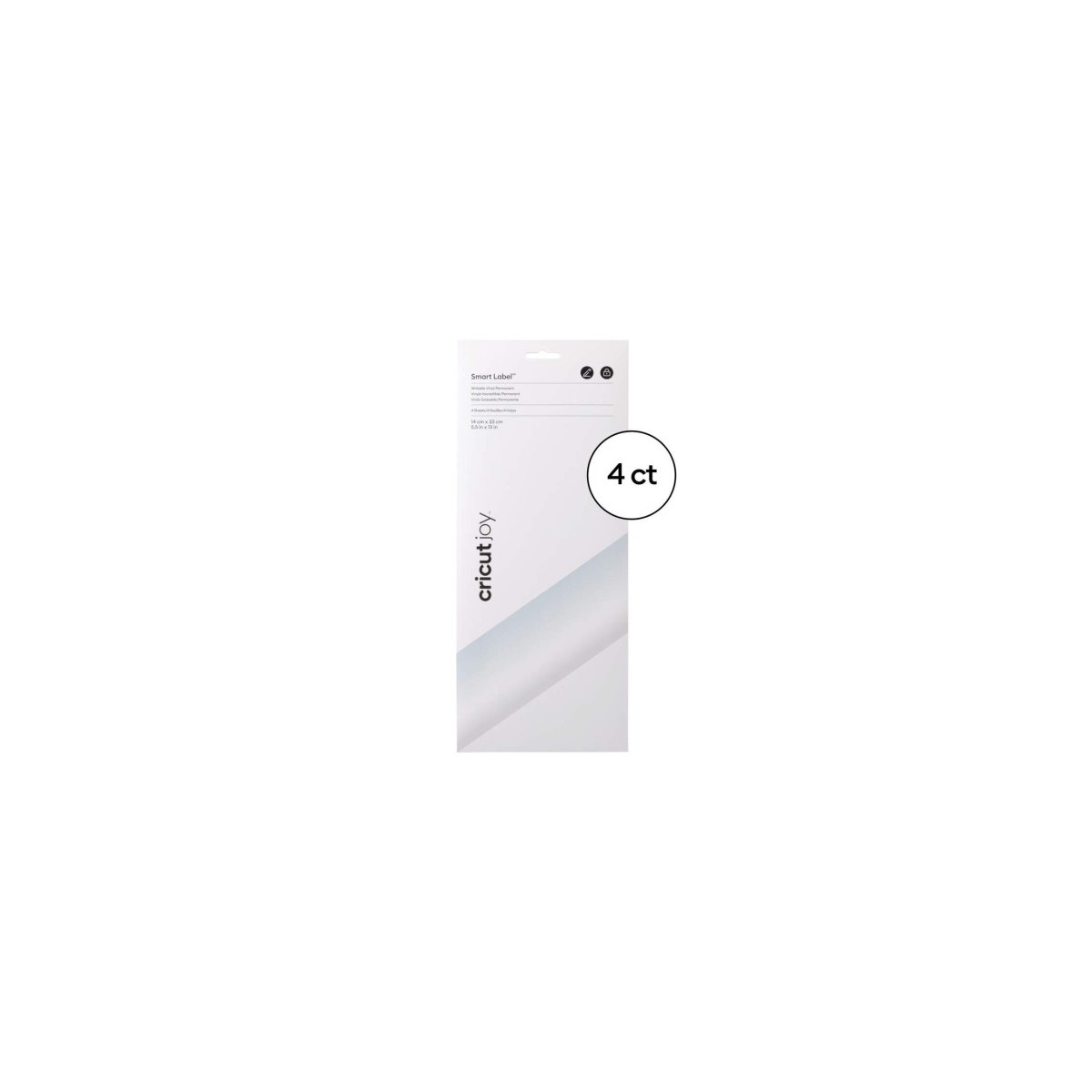 Cricut Smart Label etiqueta autoadhesiva Permanente Transparente 4 piezas