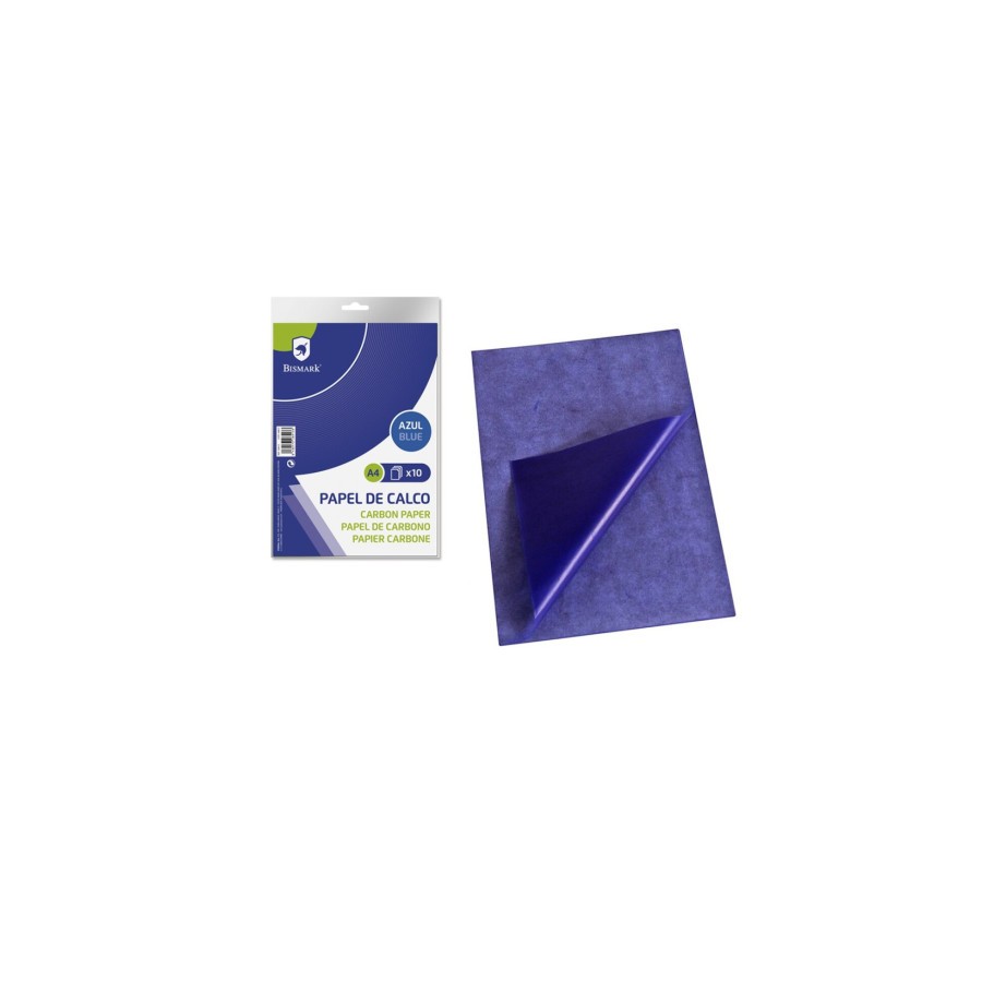 15004-Bismark 328513 papel de carbon 10 hojas A4 15004-Bismark 328513 papel de carbon 10 hojas A4