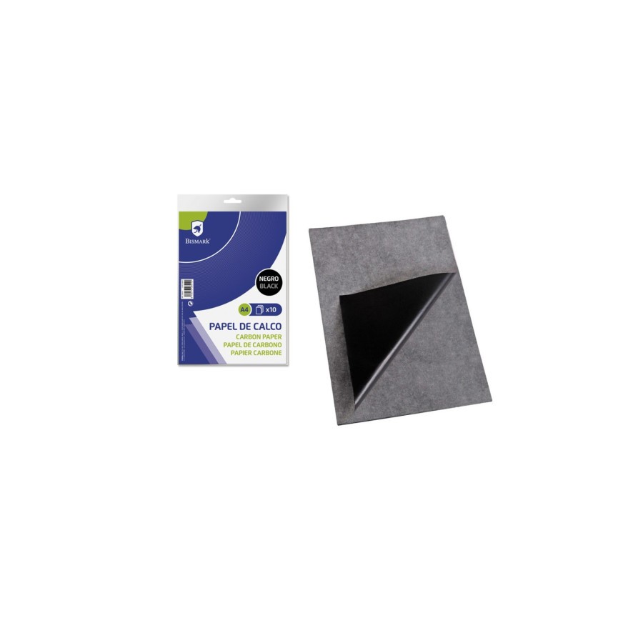 15005-Bismark 328514 papel de carbon 10 hojas A4 15005-Bismark 328514 papel de carbon 10 hojas A4