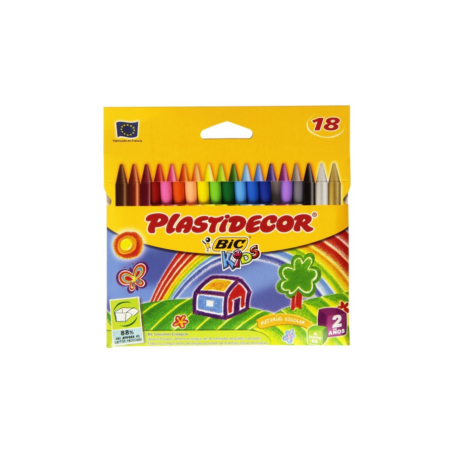 1504-ESTUCHE 18 CERAS DE COLOR QUE NO ENSUCIAN PLASTIDECOR 8757712 1504-ESTUCHE 18 CERAS DE COLOR QUE NO ENSUCIAN PLASTIDECOR 8757712