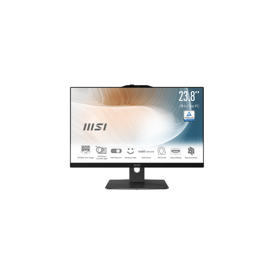 15149-MSI AIO MODERN AM242TP 12M-823ES. 23.8" (60CM). PLANO. IPS. TACTIL. I5-1235U. DDR4 SDRAM 16GB (8GB*2). 512 GB PCIE 15149-MSI AIO MODERN AM242TP 12M-823ES. 23.8" (60CM). PLANO. IPS. TACTIL. I5-1235U. DDR4 SDRAM 16GB (8GB*2). 512 GB PCIE
