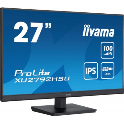 MONITOR IIYAMA 27 PROLITE XU2792HSU B6 IPS 100HZ 04MS USB HDMI DISPLAYPORT 2x2W INCLI