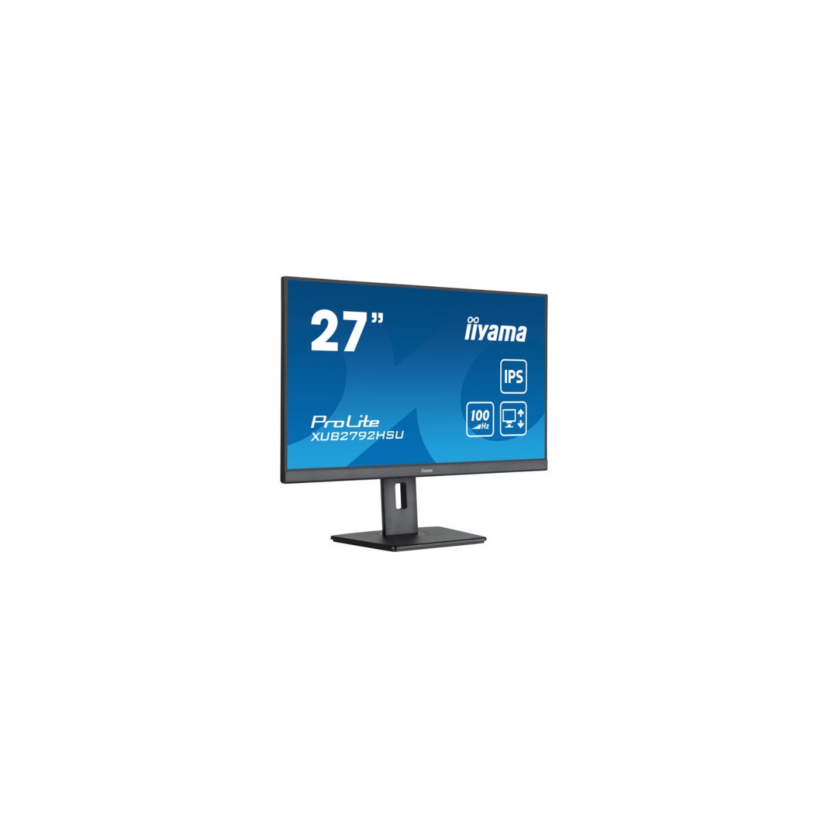 MONITOR IIYAMA 27 PROLITE XUB2792HSU B6 IPS 100HZ 04MS USB HDMI DISPLAYPORT ALT 2x2W ALTU GIRO INCLI PIVOT