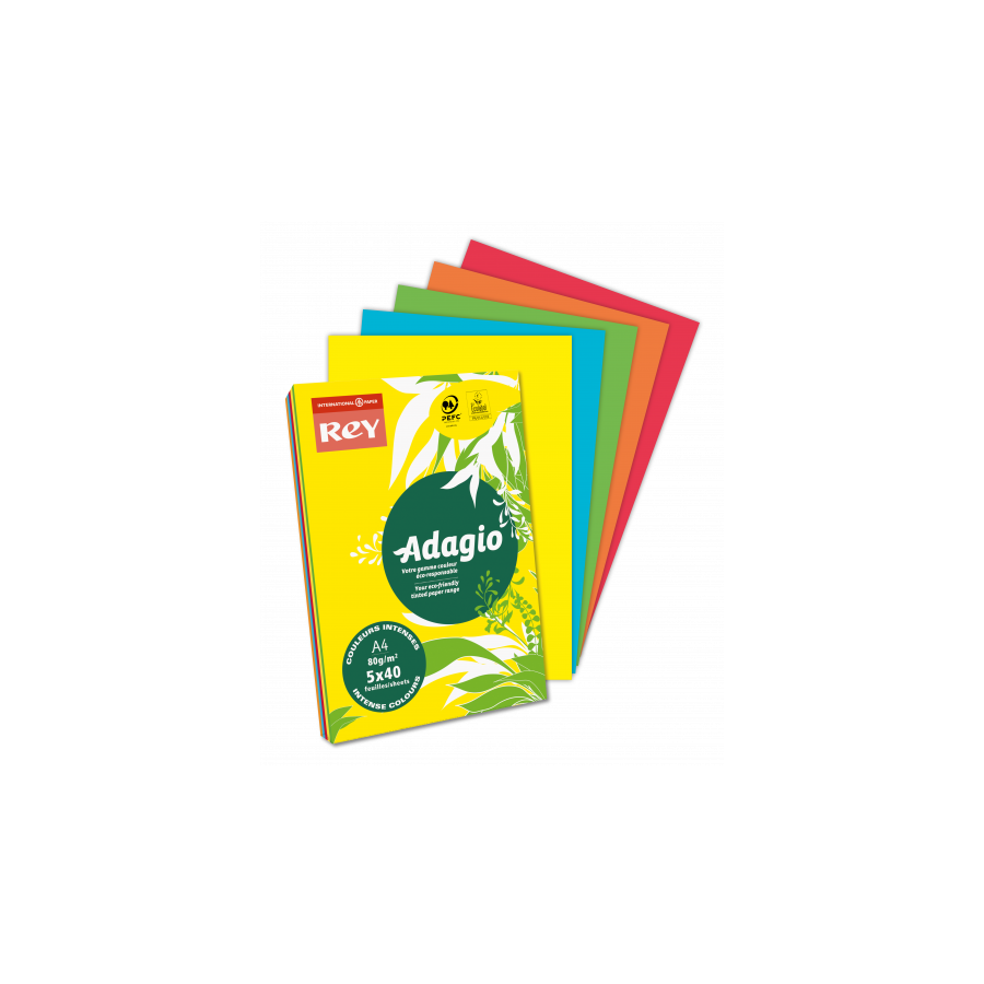 1563-PAQUETE 500H PAPEL 80GR A4 AZUL INTENSO ADAGIO 40002489 1563-PAQUETE 500H PAPEL 80GR A4 AZUL INTENSO ADAGIO 40002489