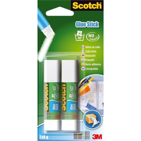 15670-PACK 2 BARRAS ADHESIVO PERMANENTE 8G 6216CN SCOTH 7100115379