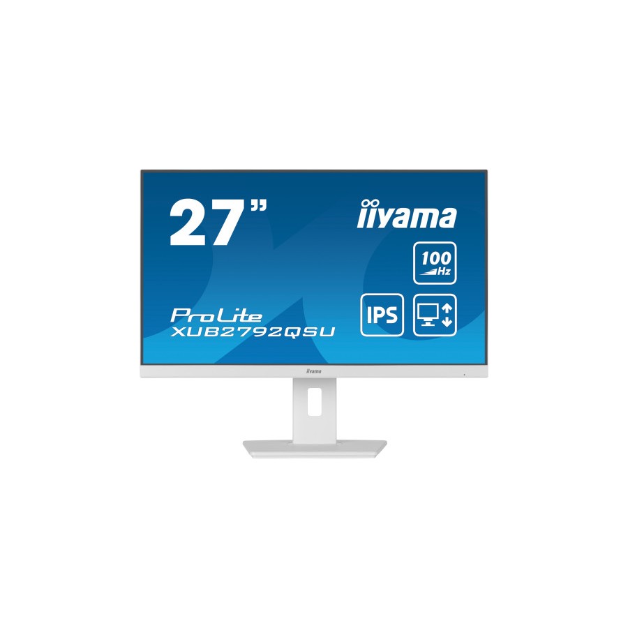 15717-MONITOR IIYAMA 27"/2560 x 1440/3.7 MPX/WQHD/100Hz/250CD/16:9/HDMI/LED/BLANCO