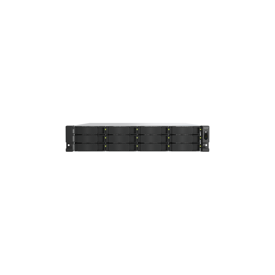 15745-QNAP TS-H1277AXU-RP NAS Bastidor (2U) Ethernet Negro E-2136