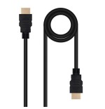 16024-Nanocable Cable HDMI V2.0 4K@60Hz 18Gbps A/M-A/M, 1 m, Negro